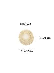 Madebyblanc 1个个性化沐浴球家用去角质沐浴丝瓜络简易沐浴工具剑麻球成人沐浴海绵用于身体磨砂去角质 - 多色 - 查看 12