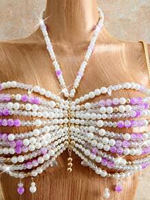 Mistrie Áo tank top hai dây mùa hè cho nữ, áo camisole gợi cảm cho kỳ nghỉ biển đảo cho nữ. - Màu tím hoa cà - Xem 5