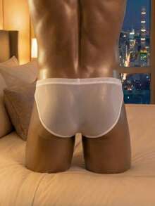 DrisQ DrisQ Men's Sheer Sexy Fashion Underwear - White - View 2