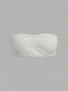 SHEIN Girlism 2件套少女简约舒适加厚柔软亲肤吊带文胸套装 - 彩色 - 查看 6