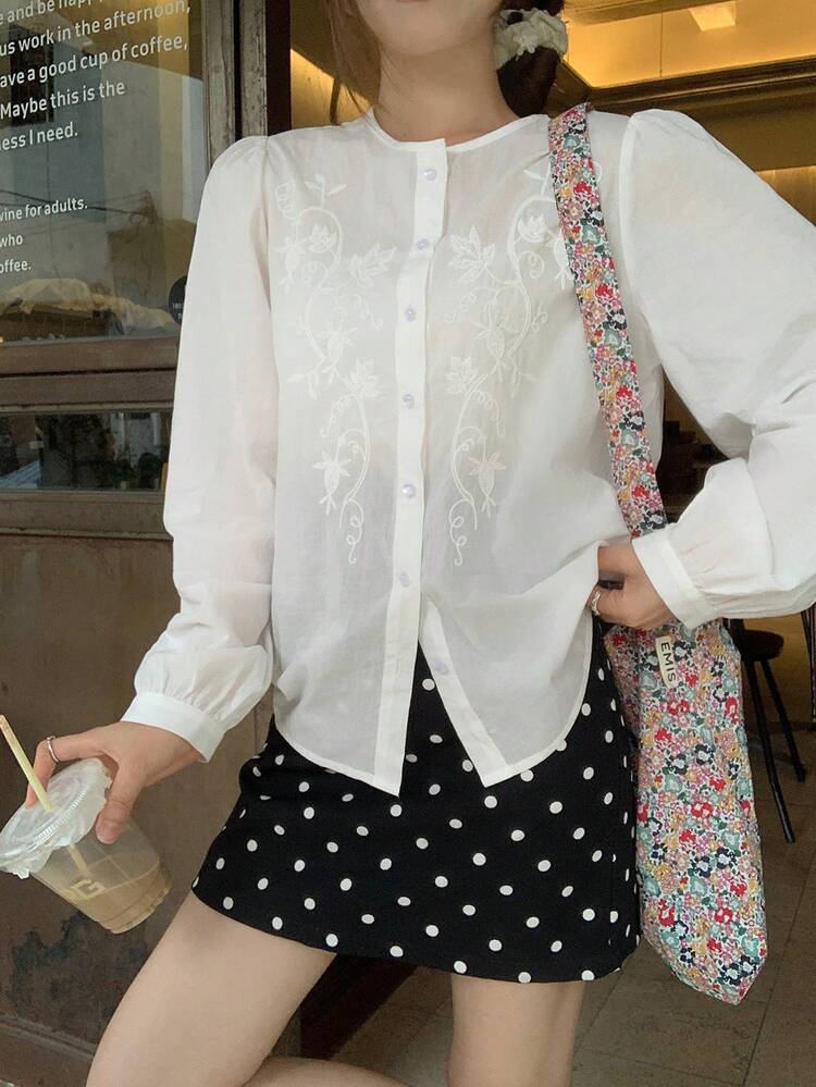 Women's Fashionable Casual Long Sleeve Shirt For Daily Wear & Commute