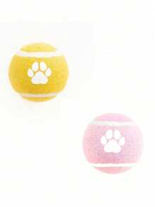 Juguete para perro con patrón de huellas, pelota elástica, utilizado para entrenamiento y juguetes interactivos para mascotas - Multicolor - Ver 22