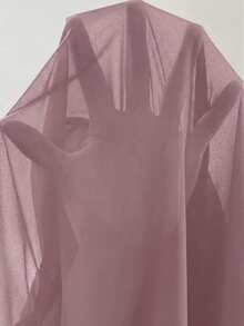 SHEIN Maternity Solid Color Pleated Casual Vacation Dress - Dusty Pink - View 9