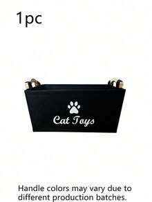 Caja de almacenamiento de suministros para mascotas, adecuada para gatos y perros, caja organizadora de juguetes para mascotas con asa, cesta/caja de almacenamiento de suministros para mascotas plegable, caja de juguetes/almacenamiento para niños - Multicolor - Ver 14