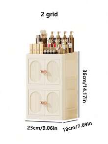 1pc Cosmetics Storage Box Household Luxury Desktop Dresser Skin Care Product Storage Box Facial Mask Dust Proof Drawer Sorting Cabinet Storage Rack - Multicolor - View 15
