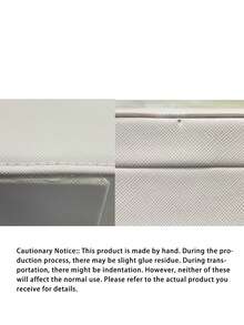 1PC Leather Multi-Functional Double-Layer Jewelry Storage Box, Gift For Valentine's Day Back To School - White - View 9
