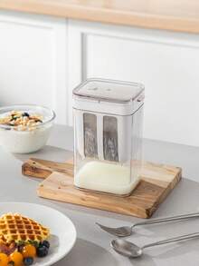 Madebyblanc Colador de yogur, fabricante de yogur griego, colador de queso de cold brew, separador de suero, filtro de malla fina, kit de elaboración de queso casero con recipiente - Multicolor - Ver 4