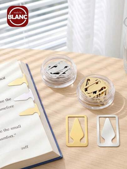 Madebyblanc 50pcs Book Darts Bookmarks, Stainless Steel Mini Creative Bookmark Clips, Metal Arrow Page Markers, Slim Portable Book Markers For Reading, Mixed Color Page Clips, Perfect For Students, Teachers, Book Lovers, Readers, Men And Women, Lightweight And Easy To Carry For School, Office, Daily Reading And Study, For All Kinds Of Books, Novels And Notebooks, Practical Reading Accessories, Ideal Gift For Easter, Birthday, Back To School, Graduation And Festival Gifting For Family, Friends & Book Lovers