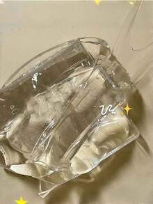 1个水晶泥橡皮泥，可拉伸，泡泡爆裂声响亮，减压玩具，多种颜色可选，超大泡泡，全新感官橡皮泥，适合儿童和成人，缓解焦虑，解压玩具 - 彩色 - 查看 4