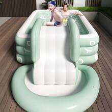 A Large Inflatable Pool, Family-Sized Pool, Portable Water Park, Suitable For Indoor And Outdoor Water Fun, Party Pool, Made Of Thick, Durable PVC, Inflatable And Portable - Vitality Series - View 5
