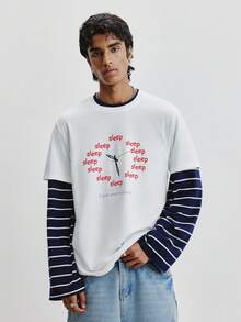 TOKVUE Men's Casual Comfortable Fashionable Graphic Print T-Shirt - White - View 3