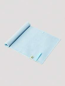OutZeal 1 Pc Sweat-Absorbent Ultra-Soft Foldable Blue Sport Towel With Lanyard Solid Color Gym Beach Yoga Fitness Swimming - Baby Blue - View 7