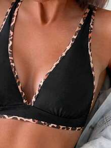 Swim Mod 2026 Spring/Summer New Sexy Leopard Print Bikini Set, Two Pieces Swimwear - Multicolor - View 5