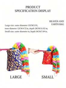 superFUNNYmarket 1 pieza Bolsa mágica vacía, bolsa mágica de aparecer y desaparecer, bolsa de terciopelo rojo con estrellas con compartimento oculto, disponible en tamaños grande/pequeño, fácil de usar para magos principiantes, perfecto para espectáculos, fiestas de cumpleaños y concursos de talentos, ideal para actuaciones mágicas y actividades en el aula, incluye accesorios opcionales de flores de colores, ligero y duradero, excelente para crear momentos divertidos y sorprendentes - Multicolor - Ver 10