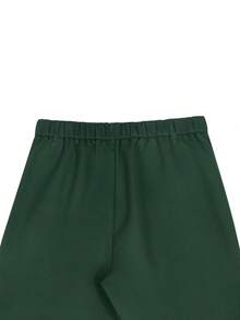Calvornis Men's Casual/Business Solid Color Slant Pocket Formal Suit Pants, Ceremony - Dark Green - View 6