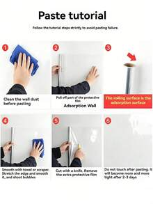 SHEIN 1 Cuộn, Giấy dán tường chống thấm nước bếp, Miếng dán bếp, Miếng dán tường gạch chịu nhiệt, Giấy dán tường tự dính chống thấm dầu cho nhà bếp, tủ, bếp lò và máy hút mùi - trắng - Xem 4