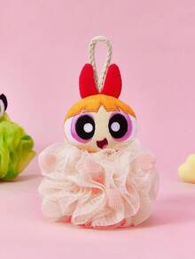 THE POWERPUFF GIRLS X SHEIN 1个/3个可爱3D立体泡澡球，超柔软起泡网状海绵，花朵/毛茛/泡泡，Y2K - 彩色 - 查看 3