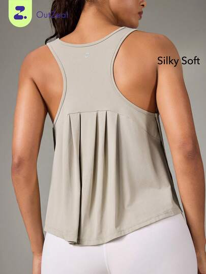 OutZeal Gym Top Women Sports Tank Summer Tennis Yoga Silky Soft Active Tops