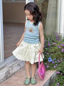 Dazy Kids Young Girl Fall Clothes 2Pcs Set For Easter - Blue - View 5