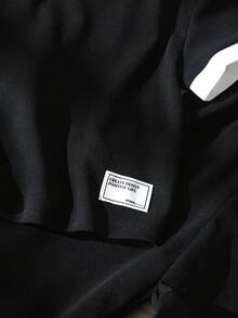 SHEIN 2件套女童针织撞色圆领休闲T恤和裤子套装 - 彩色 - 查看 11