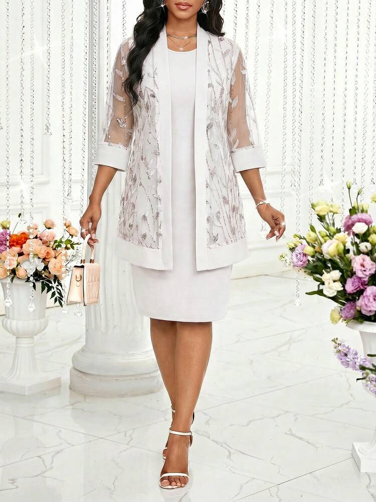 lady sheer dress Maxi Shining Cut Out Boho - Women's See Through Glamorous Glitter Night Out Mesh V Neck Date Night Dress size features are The Saint Tropezianne Sheer Dress
