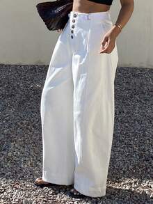 Livesso Jeans de mujer - Beis - Ver 4