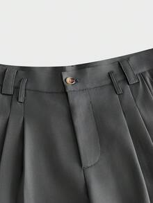 AXEPEAK Quần dài nam dáng rộng, đa năng, thích hợp đi làm. - Xám - Xem 6