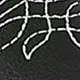 Black matte + white thread