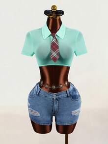 Mistrie Women T-Shirts - Blue - View 3