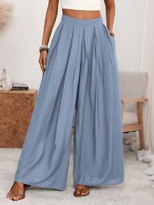 Women Pants - Graublau - View 4
