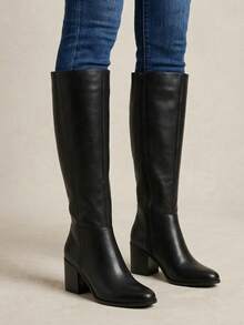 Botas largas casuales - Negro - Ver 2