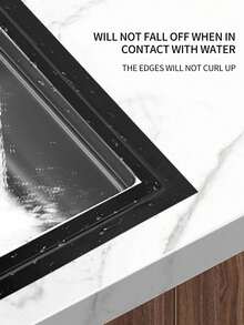 1Roll 2.2/3.8cm Wide 1/5m Long Waterproof AntiMold HeatResistant Tape SelfAdhesive Decorative Vinyl Wall Decal Sticker Kitchen Bathroom Toilet Stove Backsplash Home Decor Spring Refresh Gift Birthday Graduation Housewarming Decorative - Beauty seam sticker - View 5