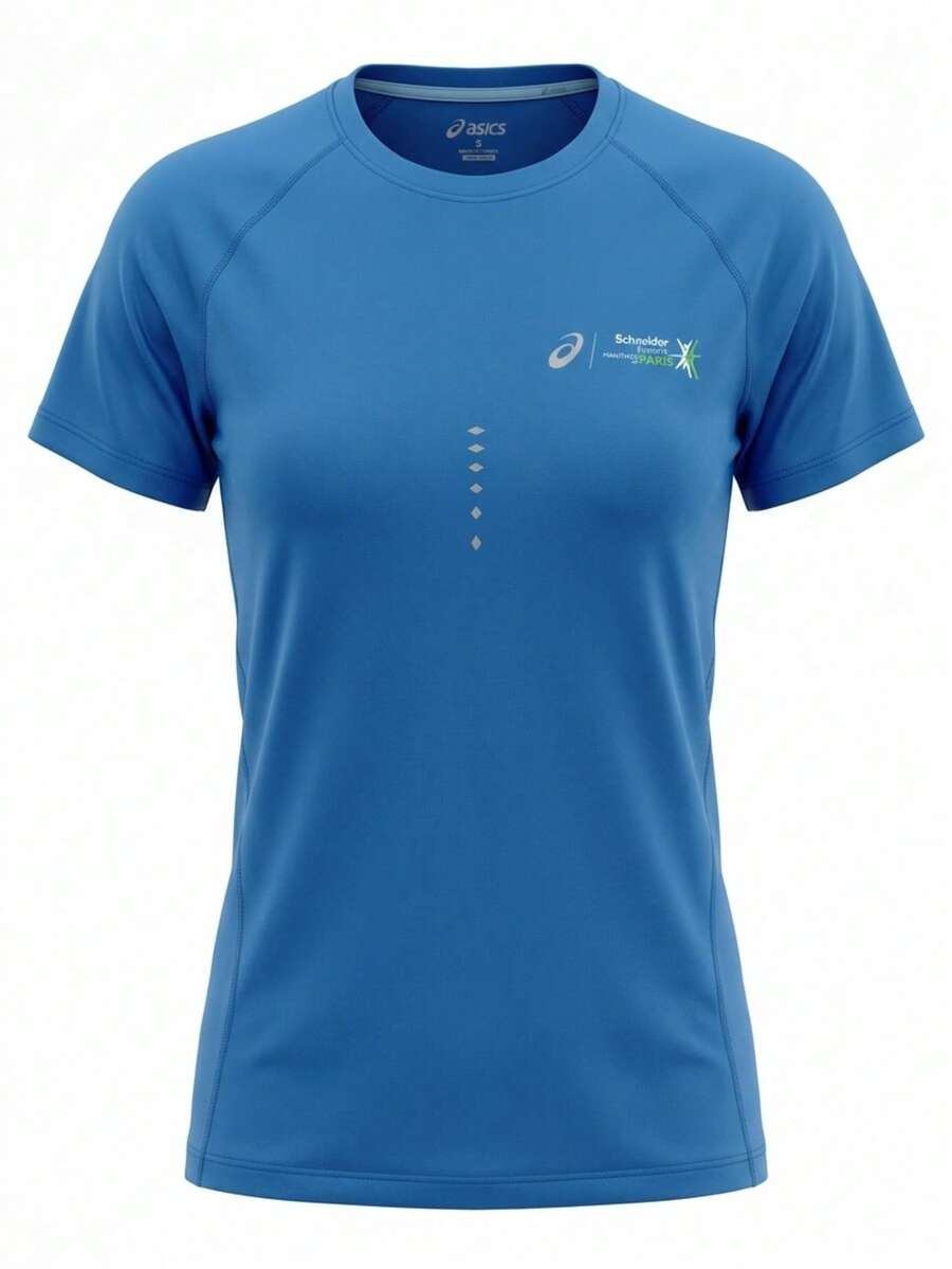 Asics Women's T-Shirt Blue - Blue - View 1