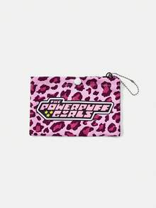 THE POWERPUFF GIRLS X SHEIN 1件裝 愛情三人組 小女警圖案摺疊購物袋 大容量防水托特包 - 多色A1 - 查看 5