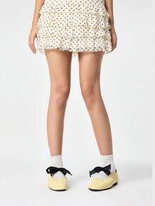 ROMWE Kawaii Giày bệt nữ trang trí nơ, kiểu dáng thường ngày, đa năng, thời trang. - Màu vàng - Xem 2