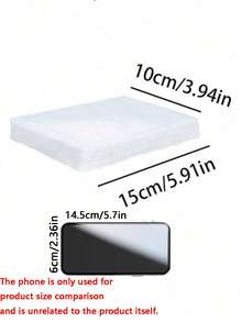 50pcs Transparent Vacuum Bags, Matte Finish Sealed Bags, Plastic Packaging Bags, Vacuum Compression Fresh Keeping Bags - Multicolor - View 8