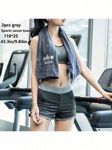 Microfiber Fitness Towel Set, Absorbent Exercise Towel, Long Ultra-Soft Towel, Yoga Towel, Fitness Towel, Camping Towel, Running Towel (Multi-Colored) - Multicolor - View 13