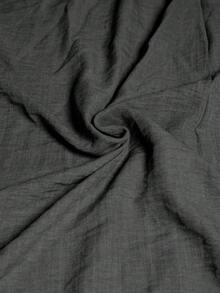 Al Najma Women's Casual Solid Color Arabic Style Dress - Grey - View 9