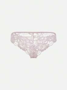 Bella Beso 4pcs/Pack Sexy Low Waist Seamless Floral Lace Thong Panties | Soft, Breathable, Suitable For Yoga, Daily Wear, Hollow Out Low Waist Briefs - Multicolor - View 11