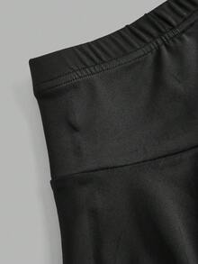 SHEIN Girlism Bộ 3 món cho bé gái mùa xuân/hè, màu trơn đen/trắng/hồng, váy ngắn và quần short, thích hợp mặc hàng ngày, đi nghỉ mát, mua 1 tặng 3. - Nhiều màu - Xem 3