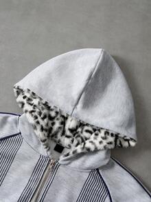 PAVTROS Áo khoác nam phong cách đường phố, phong cách retro, áo hoodie in hình , áo nỉ có mũ, áo nỉ, vải in họa tiết da báo sang trọng, áo nỉ có mũ phối màu vintage Mỹ, áo khoác dệt kim, áo khoác thể thao kẻ sọc thường ngày, chất lượng cao cấp, in chữ Los Angeles, họa tiết ngôi sao, số cá nhân hóa, cá nhân hóa, phong cách đường phố, hàng ngày, thời trang, ngoài trời, mùa tựu trường, quà tặng ngày lễ, quà tặng bạn trai, quà tặng chồng. - Xám - Xem 6