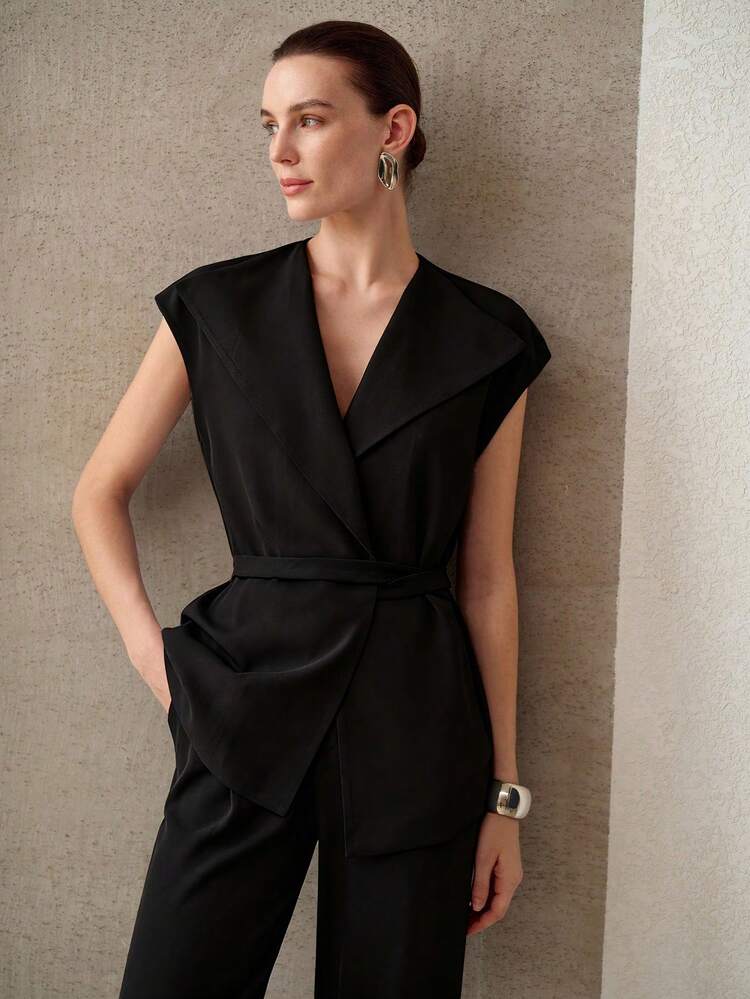 WOMEN'S FASHIONABLE THIN LAPEL BLAZER