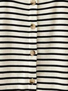SHEIN VCAY Plus Size Summer Casual Striped Tank Top - Khaki - View 4