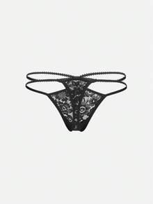 Bộ 5 quần lót bikini cạp thấp phong cách Pháp dễ thương và lãng mạn dành cho nữ - Nhiều màu - Xem 9
