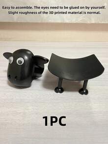 1/2PCS 3D Printed Funny Black Sheep Shape Freestanding Toilet Paper Holder Set Bathroom Tissue Dispenser Storage Rack Cute Bathroom Decor Novelty Unique Gift For Adults Home Accessories Self Standing - one-size - View 10