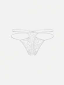 Bộ 5 quần lót bikini cạp thấp phong cách Pháp dễ thương và lãng mạn dành cho nữ - Nhiều màu - Xem 13