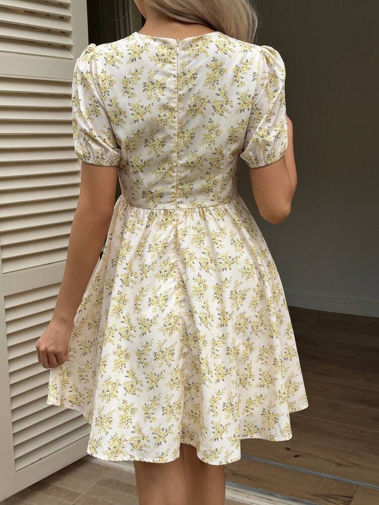 Women's Sleeveless Bodycon Mini Dress With All-Over Print, Suitable For Spring And Summer Vacation Outfits Women