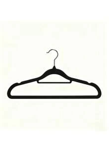 10 Sets Of New Flocking Coat Rack Sets, Home Wardrobe Classification Coat Racks, Anti-Slip And Non-Traceless Two-In-One Coat Rack Brackets For Wardrobes, With Brackets For Hanging Tops, Skirts Or Pants, Saving Space, The Plush Surface Effectively Protects Clothes From Slipping, Strong Load-Bearing Capacity, Suitable For Classifying Clothes In Family Bedrooms, And Can Also Be Used For Drying Clothes. - Multicolor - View 7