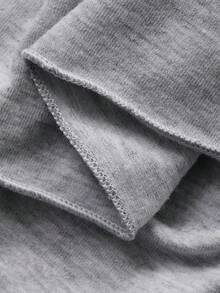 FRIFUL Women's Casual Solid Color Layered Ruffle Hem A-Line Skirt - Grey - View 10