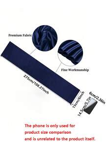 10pcs Navy Blue Satin Chair Bow Ribbons, Wedding Chair Back Satin Bowknot Ribbons, Suitable For Reception, Dining Room, Home Kitchen, Birthday, Event, Banquet, Party, Hotel Decoration - Multicolor - View 8